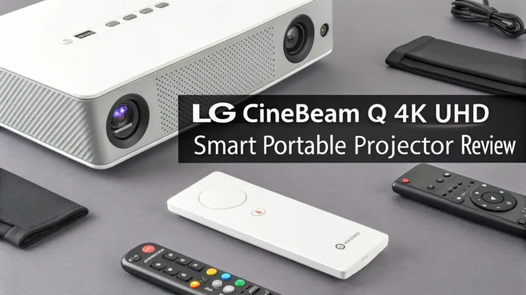 LG CineBeam Q 4K UHD Smart Portable Projector Review
