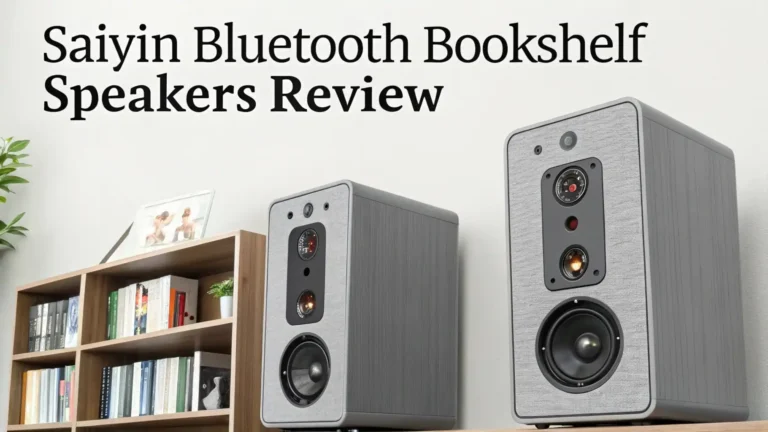 Saiyin Bluetooth Bookshelf Speakers Review: Is This Worth The Hype?