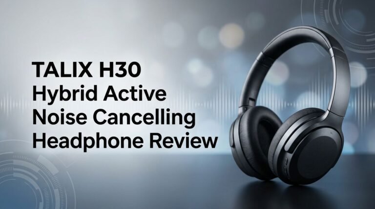 TALIX H30 Hybrid Active Noise Cancelling Headphone Review 2026
