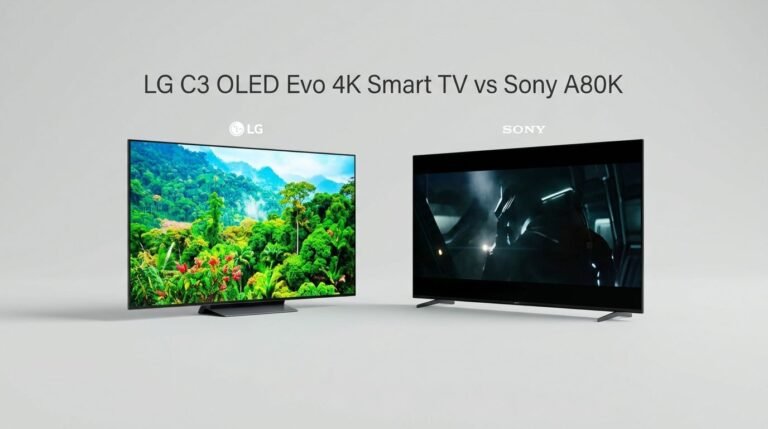 LG C3 OLED Evo 4K Smart TV vs Sony A80K in 2026