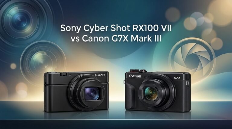Sony Cyber Shot RX100 VII vs Canon G7X Mark III