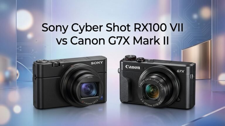 Sony Cyber Shot RX100 VII vs Canon G7X Mark II