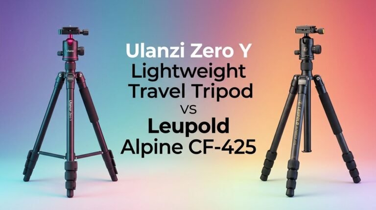 Ulanzi Zero Y Lightweight Travel Tripod vs Leupold Alpine CF-425