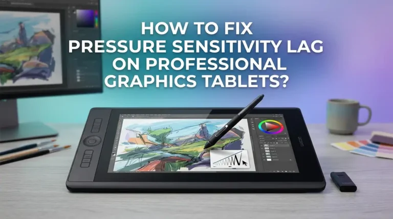 How To Fix Pressure Sensitivity Lag On Professional Graphics Tablets?