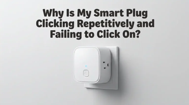 Why Is My Smart Plug Clicking Repetitively and Failing to Click On?
