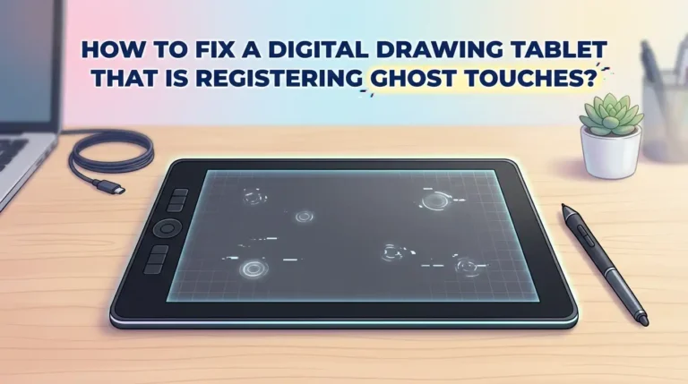 How to Fix a Digital Drawing Tablet That Is Registering Ghost Touches?