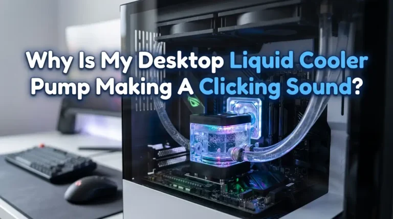 Why Is My Desktop Liquid Cooler Pump Making A Clicking Sound?