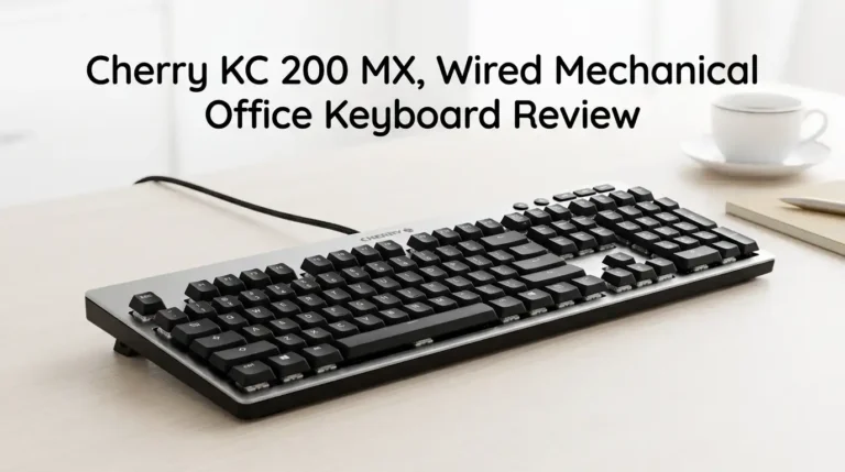 Cherry KC 200 MX, Wired Mechanical Office Keyboard Review