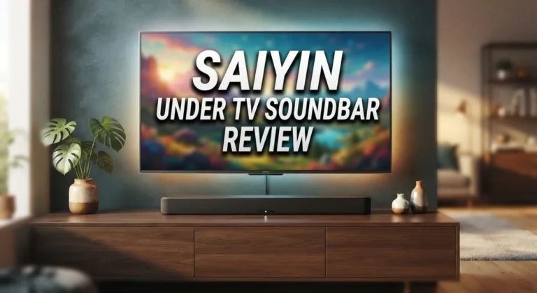 Saiyin Under TV Soundbar Review 2026: Performance & Setup Guide
