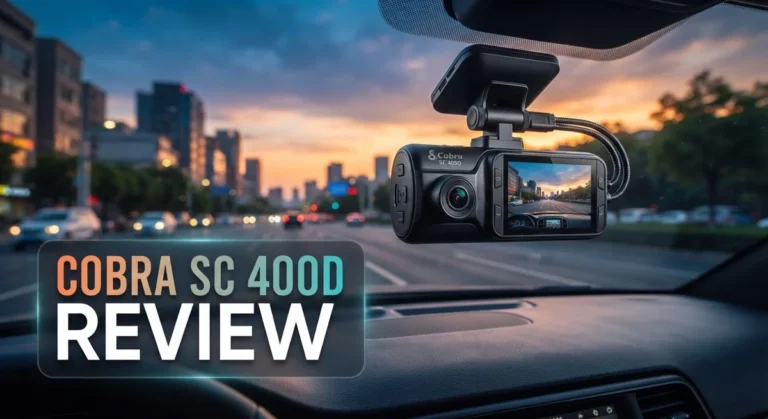 Cobra SC 400D Dash Cam Review: 4K Front and Rear Recording
